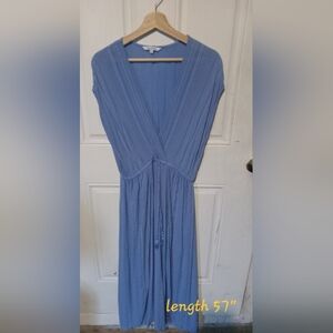 Blue Island Cover Up Hi Low Dress Beach